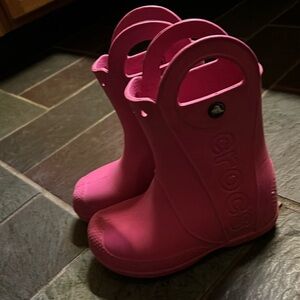 Girls Crocs Rainboots